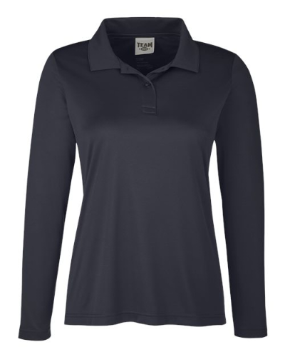 Team 365 TT51LW Women's Zone Performance Long Sleeve Polo by Team 365