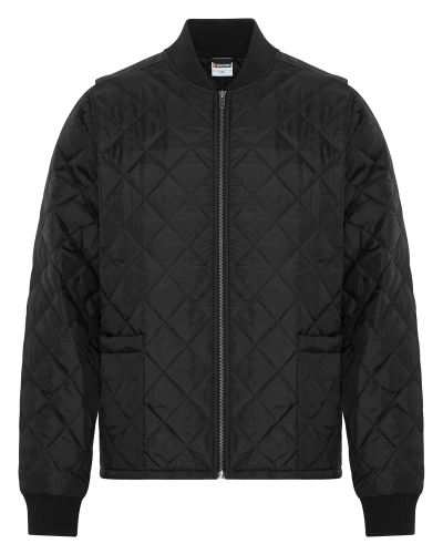 ATC WERK7611 Werk Quilted Freezer Jacket in Black - Custom Printing Available