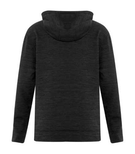 YOUTH Heather Fleece Hooded Sweatshirt back Thumb Image