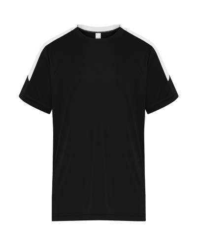 ATC Y3550 Pro Club Youth Tee in Black/White - Custom Printing Available