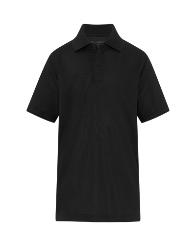 Coal Harbour Y365 Everyday Snag Resistant Youth Polo in Black - Custom Printing Available