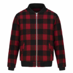 Canada Sportswear ZDJK673 in Black Red - Front View