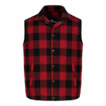 Canada Sportswear ZDVT164 in Black Red - Front View
