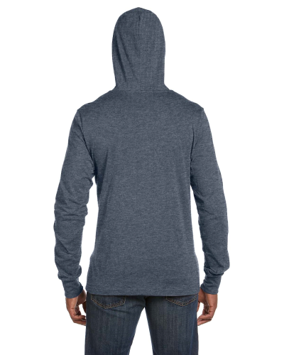 Unisex Jersey Long-Sleeve Hoodie back Thumb Image
