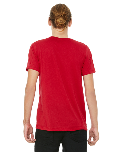 Unisex Poly-Cotton Short-Sleeve T-Shirt back Thumb Image