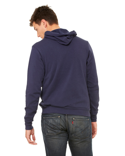 Unisex Poly-Cotton Fleece Pullover Hoodie back Thumb Image
