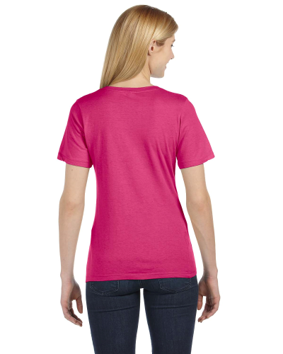 Missy's Relaxed Jersey Short-Sleeve V-Neck T-Shirt back Thumb Image