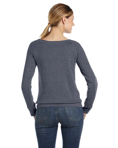 Ladies' Sponge Fleece Wide Neck Sweatshirt back Thumb Image
