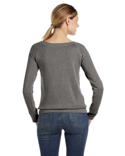 Ladies' Sponge Fleece Wide Neck Sweatshirt back Thumb Image