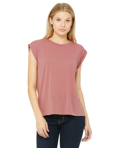Ladies Flowy Muscle T-Shirt