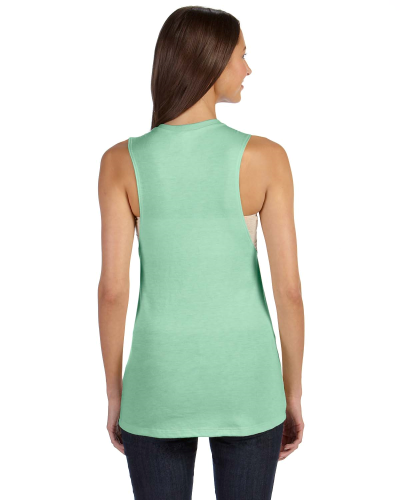 Ladies' Flowy Scoop Muscle Tank back Thumb Image