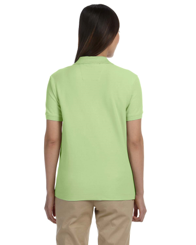 Pima Piqué Short-Sleeve Y-Collar Polo back Thumb Image