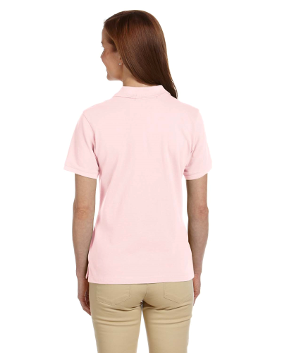 Ladies' Ringspun Cotton Pique Polo back Thumb Image