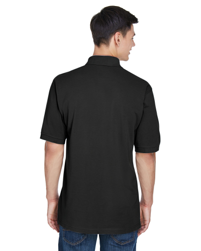 Harriton M265 in Black - Back View