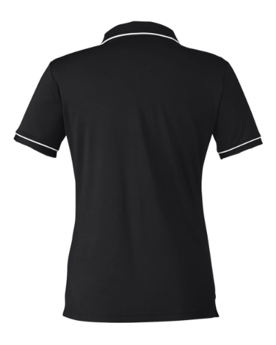 Custom WOMEN'S Tipped Teams Performance Polo - Back View | Under Armour | Screen Printing Canada