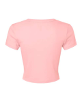 WOMEN'S Micro Rib Baby Tee Back Thumbnail | Custom Apparel Canada