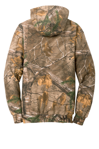Camo Tech Fleece Hooded Sweatshirt back Thumb Image